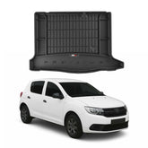 OMAC Premium Bandeja Maletero Alfombrilla para Dacia Sandero 2012-2020 Negro TPE